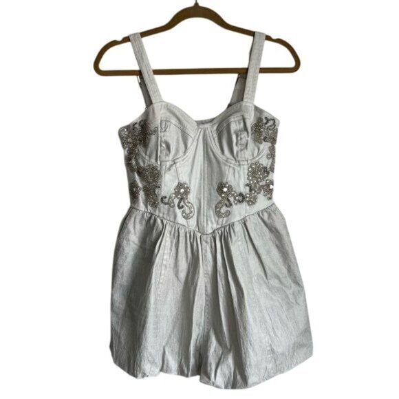 Free People Janelle Bubble Romper - 2 - Picture 1 of 10